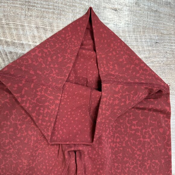 Lululemon Align Pant 28" *Engineer Print City Camo Chianti Multi Align Pant Sz 4 - Picture 7 of 9